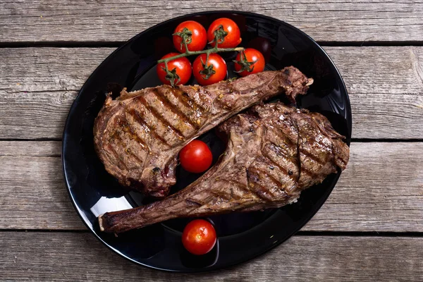 Grilled beef tomahawk steak — Stock Photo, Image