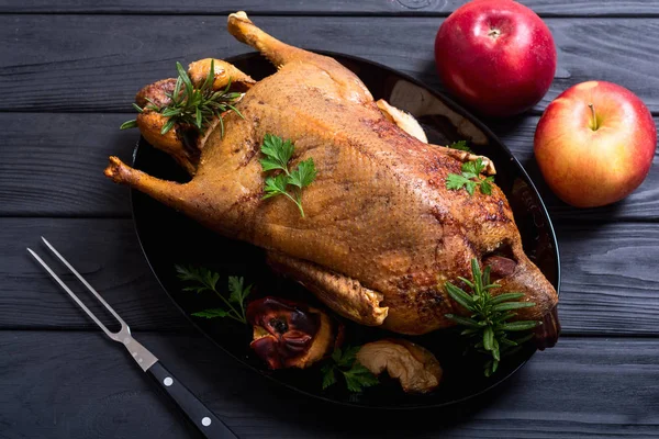 Geroosterde gebakken eend — Stockfoto