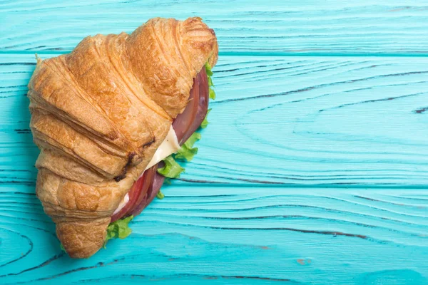 French croissant sandwich