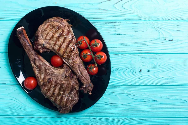Grilled beef tomahawk steak — Stock Photo, Image