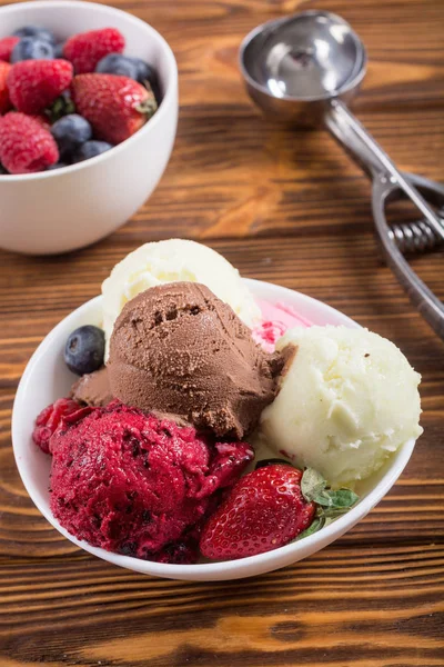 Mix di palline gelato — Foto Stock