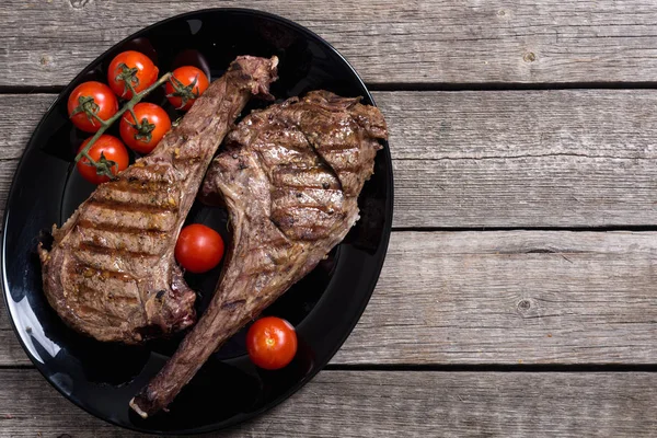 Grilled beef tomahawk steak — Stock Photo, Image