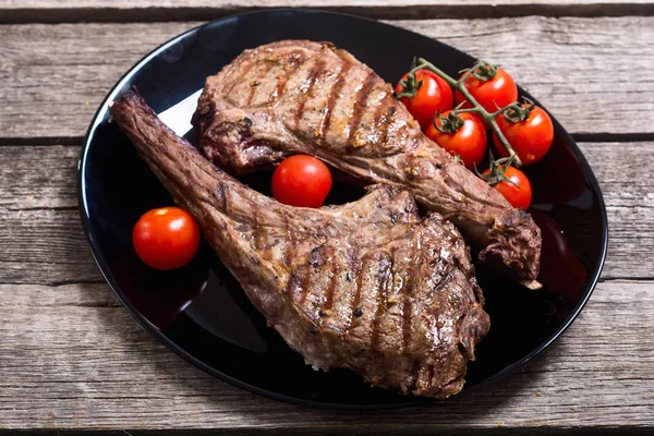 Grilled beef tomahawk steak — Stock Photo, Image