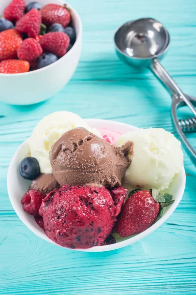 Mix van Ice Cream Ball — Stockfoto