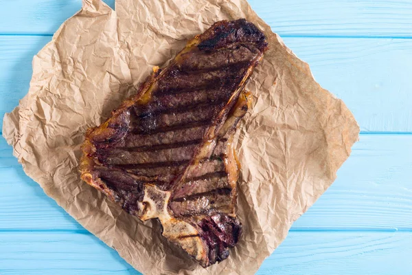 Gegrilltes T-Bone Steak Fleisch — Stockfoto