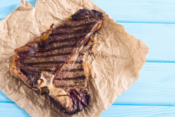Мясо на гриле из T-bone — стоковое фото