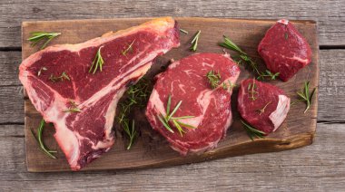 Çiğ dana eti biftek Çeşitleri 