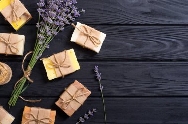 Lavander ile el yapımı doğal sabun 