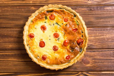 Domates ile Ispanak Quiche lorraine
