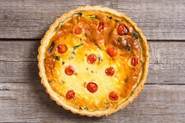 Domates ile Ispanak Quiche lorraine