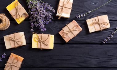 Lavander ile el yapımı doğal sabun 