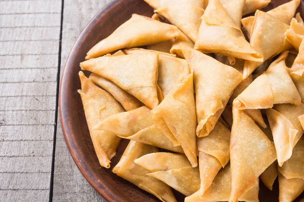 Geleneksel Asya vejetaryen gıda samosa