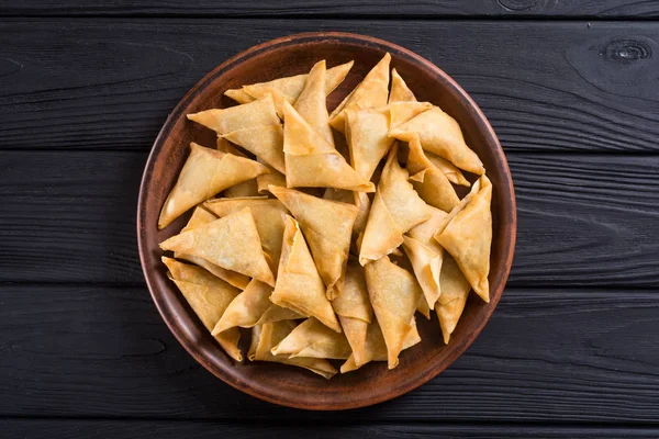 Geleneksel Asya vejetaryen gıda samosa