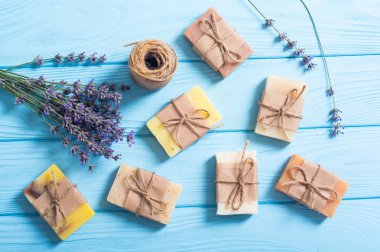 Lavander ile el yapımı doğal sabun 