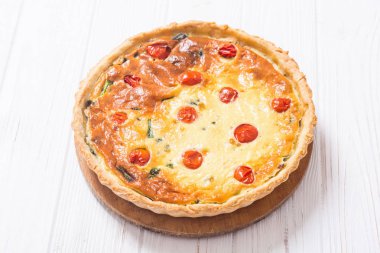 Domates ile Ispanak Quiche lorraine