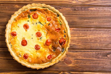 Domates ile Ispanak Quiche lorraine