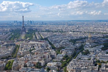 Eyfel Kulesi Paris görünümüne 
