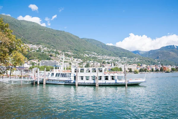 Fondo Pacífico Suiza Lago Maggiore — Foto de Stock