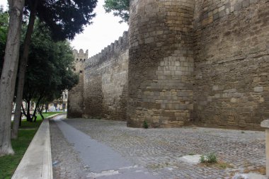 Azerbaycan, 2018, Bakü'deki eski şehir duvar