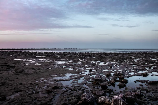 Blick über das Meer in den Niederlanden — Stockfoto