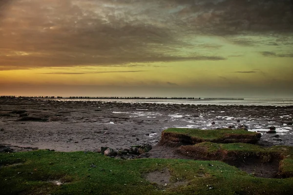 Vista sul mare nei Paesi Bassi — Foto Stock