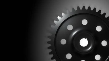 dişli dönen 3d animasyon 
