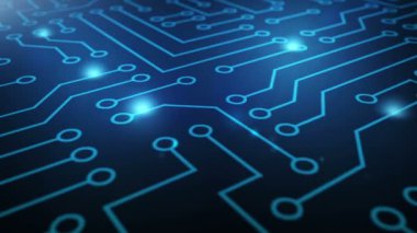 Devre levhasını elektronlar hareket ile