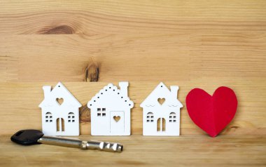 Ev ve anahtar. Yeni ev concept