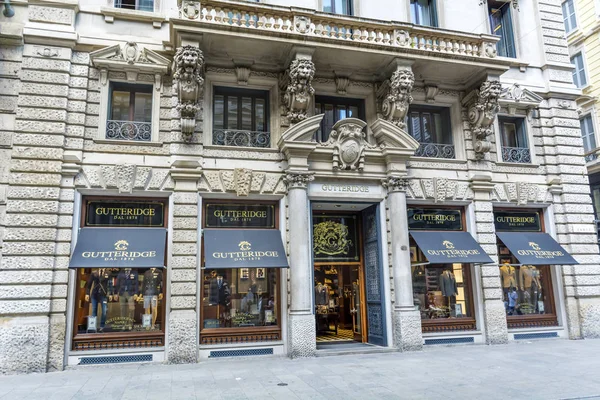 Milan Italy June 2018 Showcase Gutteridge Boutique Italian High Fashion — Stock Photo, Image