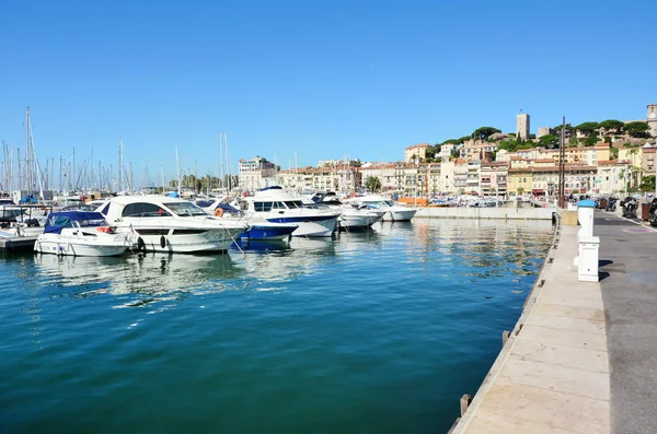 Cannes France Juin 2016 Yachts Luxe Ancrés Port Pierre Canto — Photo