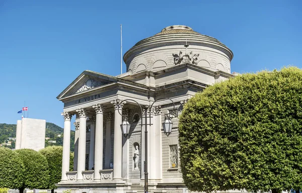 Como Italia Junio 2018 Templo Volta Monumento Dedicado Alessandro Volta — Foto de Stock