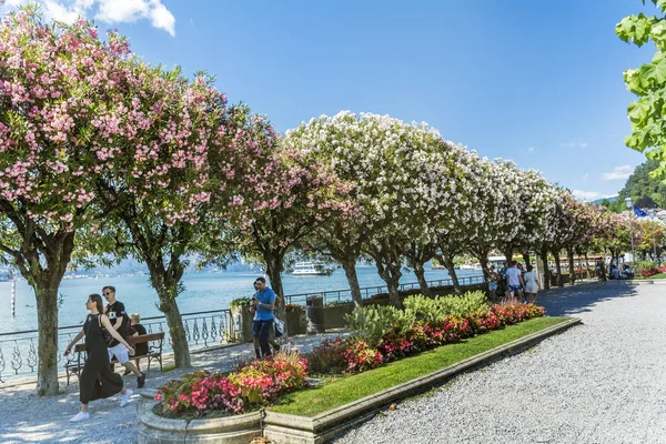 Bellagio Itália Junho 2018 Vista Panorâmica Cidade Bellagio Verão Lago — Fotografia de Stock