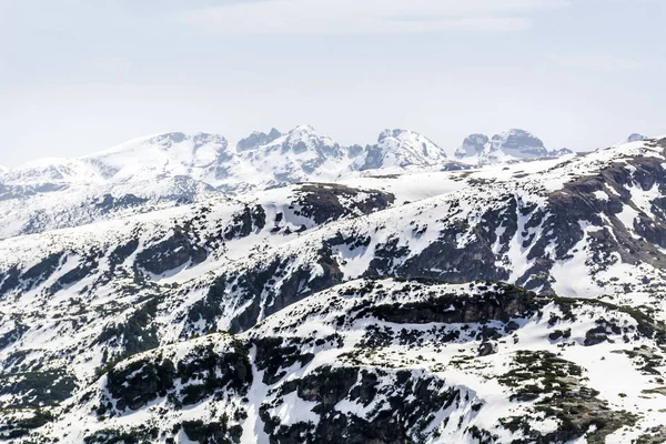素晴らしい山の冬の風景 — ストック写真