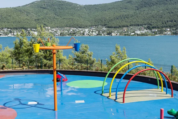 Colorful Children Playground Sea Resort Sea View — Stock Photo, Image