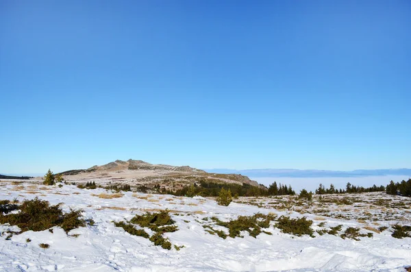 美丽的雪域的风景 — 图库照片