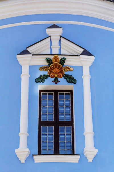 Close Windows Blue Church Andrey Monastery Kiev — Stock Photo, Image