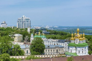 Kiev, Ukrayna - 15 Haziran 2018: Kiev Pechersk Lavra. Kiev Mağara Manastırı