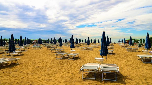 Playa Lido Jesolo Italia — Foto de Stock