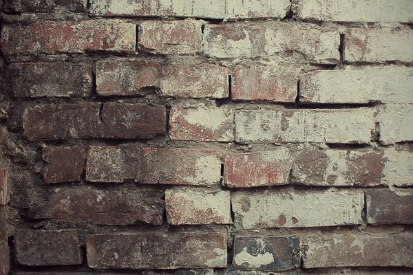 背景古い汚い痛んでいるテクスチャ壁レンガのブロックの高齢者 — ストック写真