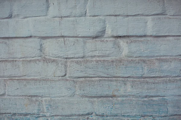 Background Blue Old Dirty Scuffed Texture Wall Blocks Bricks Aged — Stock Photo, Image