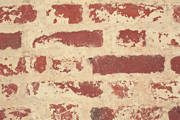 レンガのブロックの背景古い汚い痛んでいるテクスチャ壁歳茶色赤暗い — ストック写真