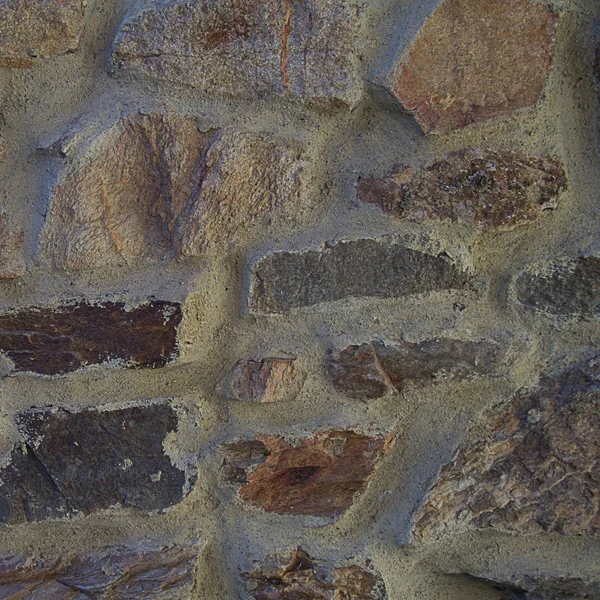 Stone Background Texture Ancient Gray Beige Brown Wall Blocks — Stock Photo, Image