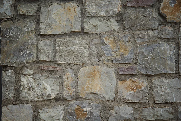 Tło Tekstura Szary Beżowy Kamień Bazaltowe Stabilna Ściana Podłoga — Zdjęcie stockowe