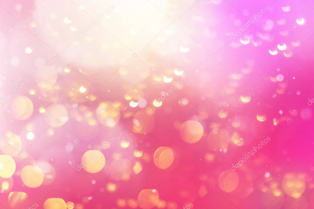 Blurred background with different shades of pink with highlights