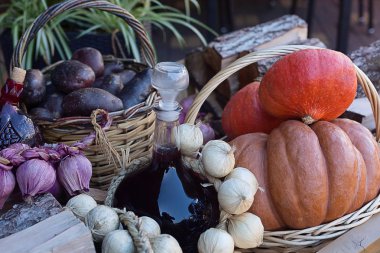 Balkabaklarıyla sonbahar sakin bir hayat