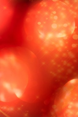 Soyut şenlik dikey bulanık arka plan kırmızısı, röfle ve bokeh. Odaklanma yok, odaklanma yok, odaklanma yok.