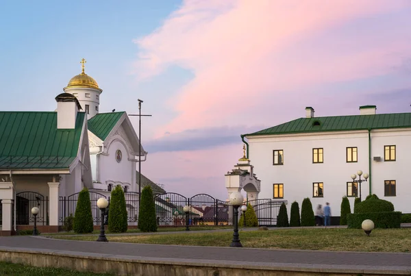Complejo Educativo Ortodoxo Academia Teológica Centro Histórico Ciudad Minsk Bielorrusia —  Fotos de Stock