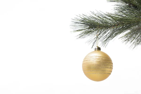 Noel süslemeleri beyaz bir arka plan karşı ayarla