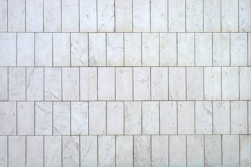 Luxury white marble tiles from Italy