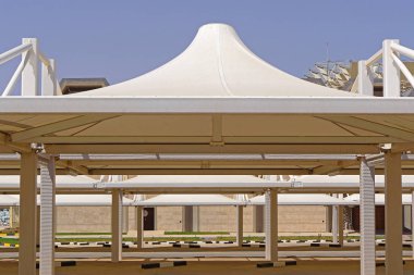 Kuveyt gölgede için mimari çadır yapısı